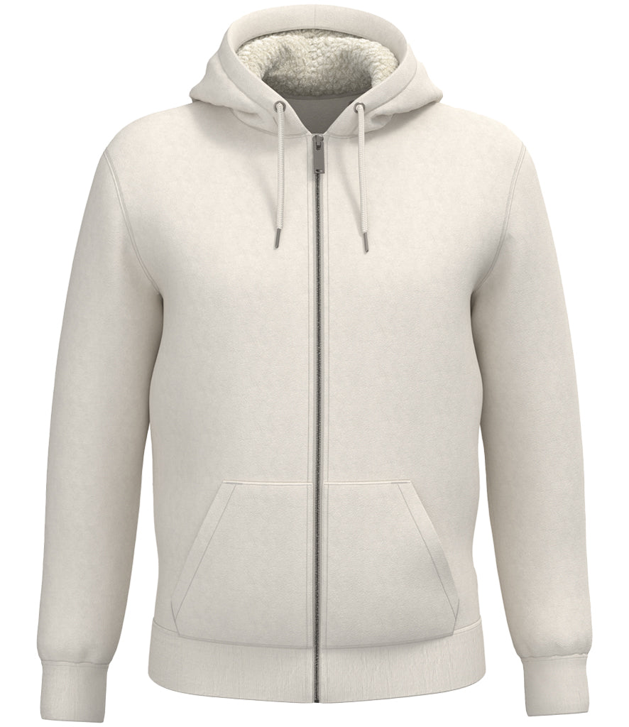 Mens LUX Zipped Sherpa Hoodie