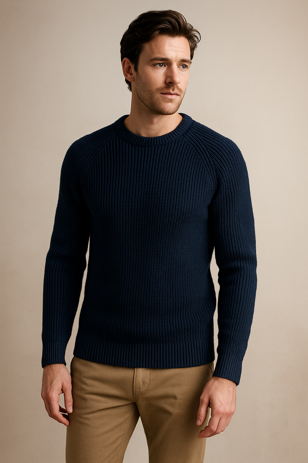 Men's Navy LUX Knit Sweater