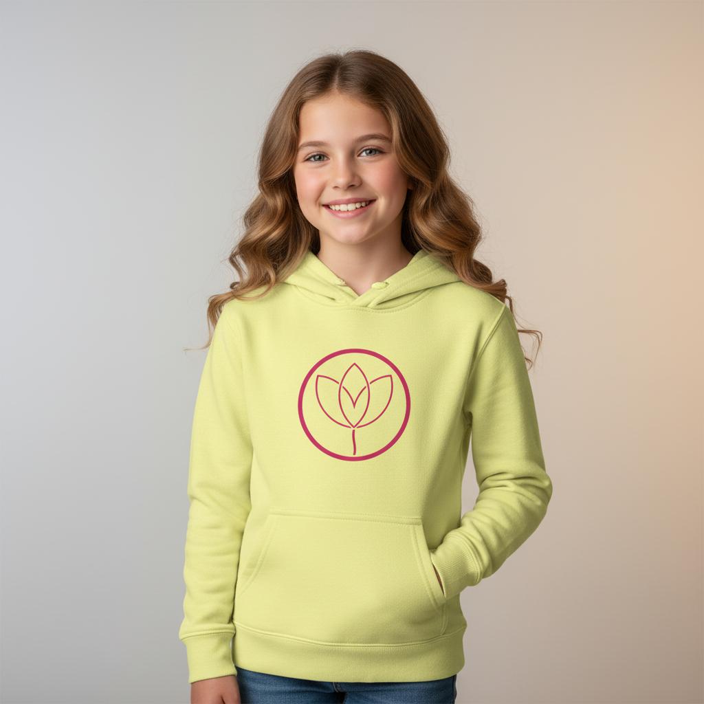 Girls ESSNTL Hoodie (Pink)