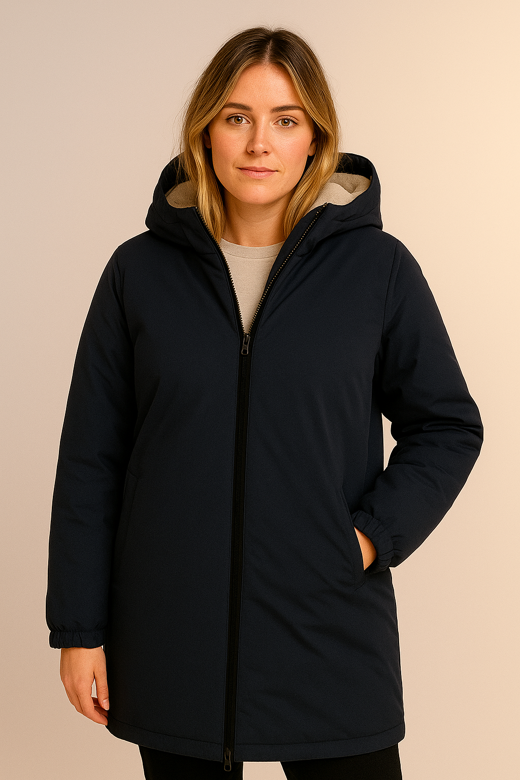 Ladies FORT Sherpa-Lined Premium Waterproof Coat