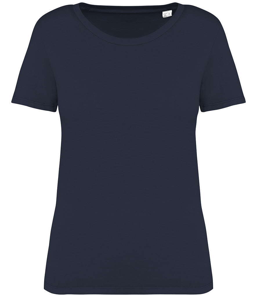 Ladies LUX Faded-Effect Straight-Fit T-shirt