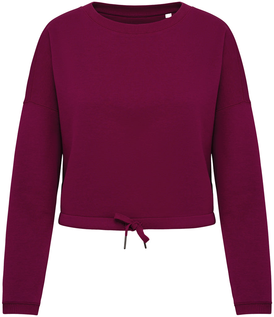 Ladies LUX Cropped Premium Sweater