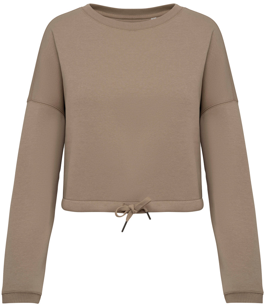 Ladies LUX Cropped Premium Sweater