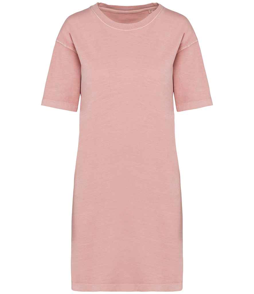 Ladies FLOW Washed Effect T-Shirt Dress
