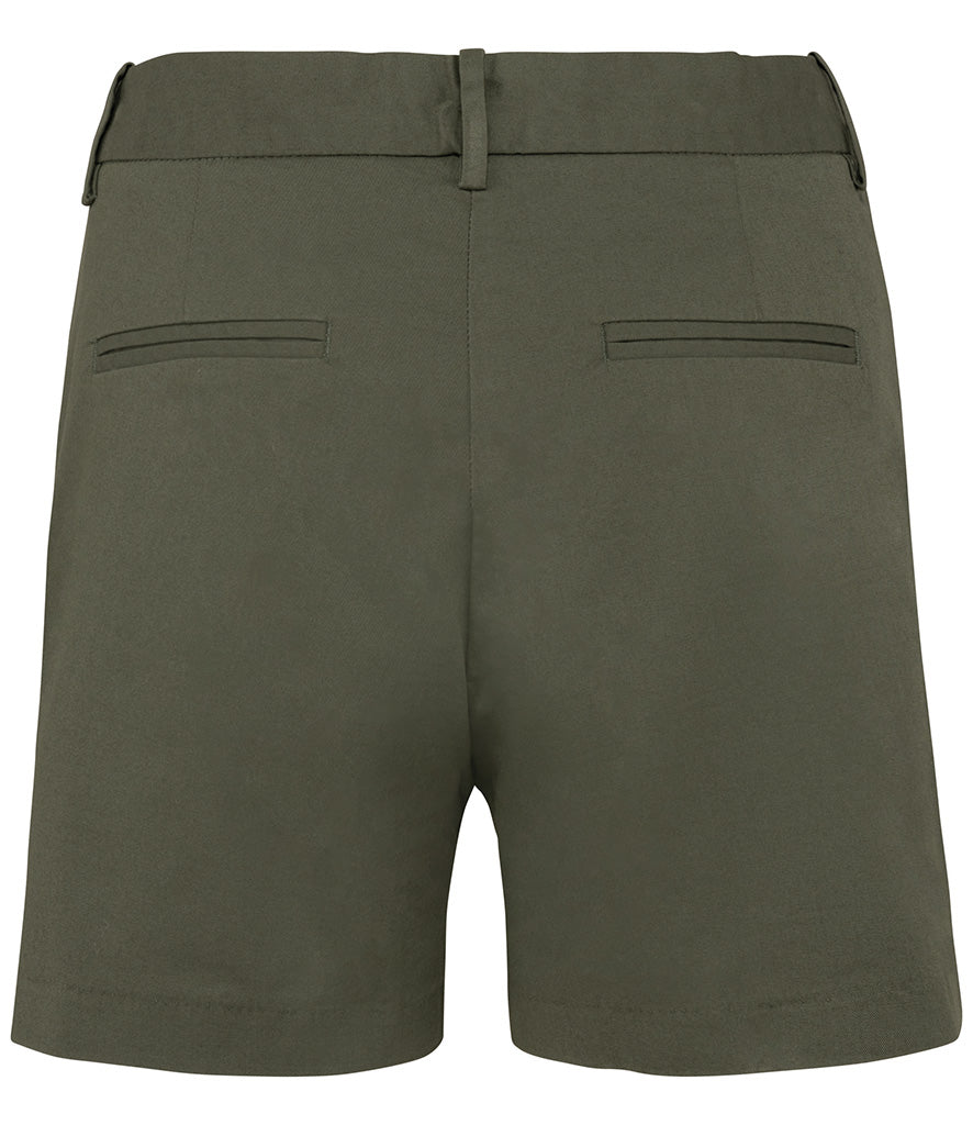 Ladies STRIDE Khaki Chino Shorts