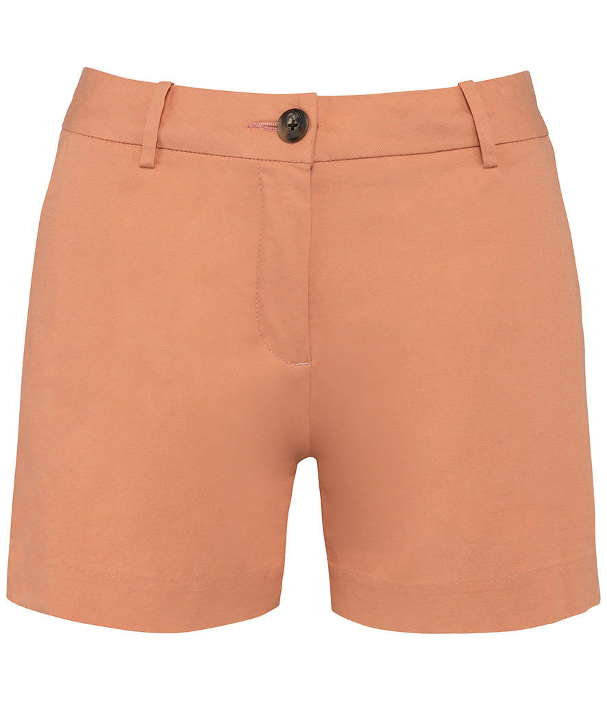 Ladies STRIDE Peach Chino Shorts