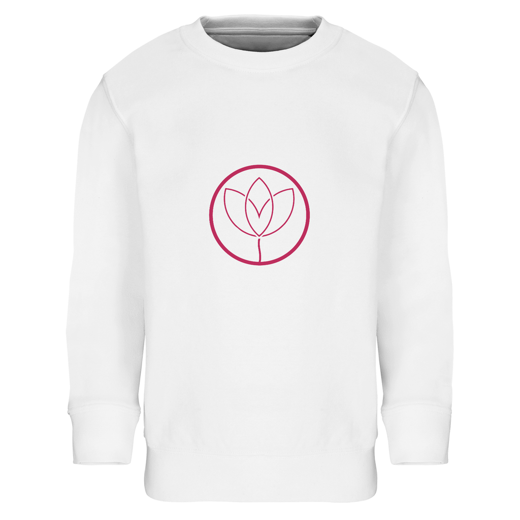 Girls ESSNTL Sweater (White)