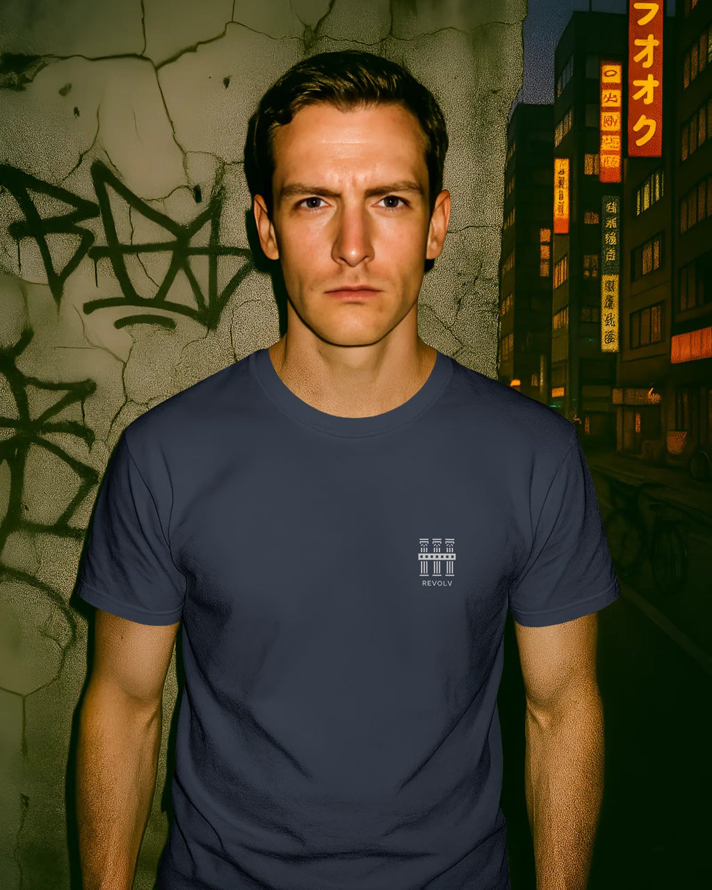 Men's ORIGINL Straight-Cut T-shirt (White)